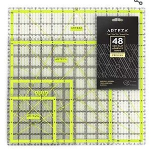 Quilting Ruler Set ARTEZA 1/2" Seam